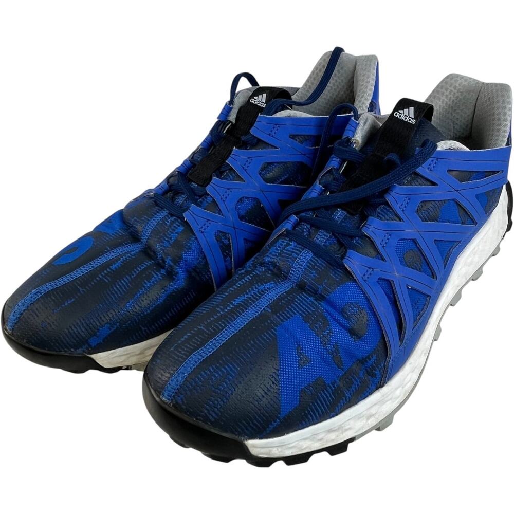 Adidas Mens Vigor Bounce Running Shoes Blue Black Size 12 Athletic